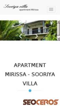 apartment-mirissa.com mobil preview