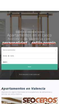 apartmentsdowntownvalencia.com mobil previzualizare