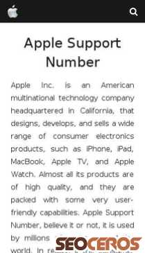 apple-helpphonenumber.com mobil náhled obrázku