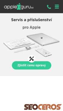 appleguru.cz mobil previzualizare