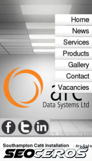 arcdatasystems.co.uk mobil preview