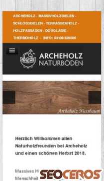 archeholz.de mobil obraz podglądowy