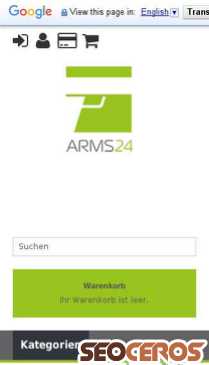 arms24.de mobil förhandsvisning