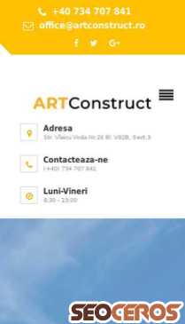 artconstruct.ro mobil preview