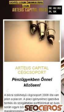 arteus-capital.com mobil anteprima