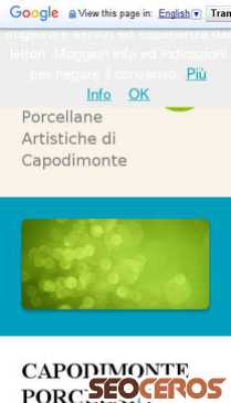 artistichecapodimonte.it mobil preview