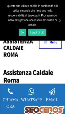 assistenzaromacaldaie.it mobil preview