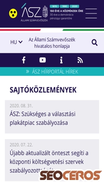 asz.hu mobil előnézeti kép
