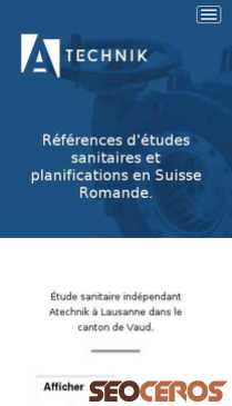 atechnik.ch/references-d-etudes-sanitaires-et-planifications-en-suisse-romande mobil 미리보기