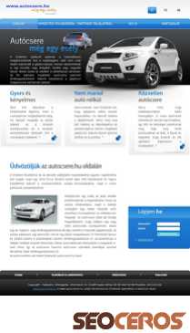 autocsere.hu mobil preview