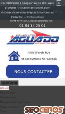 autoecole-marolles91.fr mobil preview