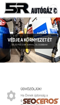 autogaz.hu mobil náhled obrázku