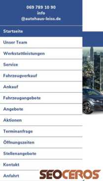 autohaus-leiss.de mobil náhľad obrázku