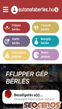 automataberles.hu/flipper-berles mobil preview