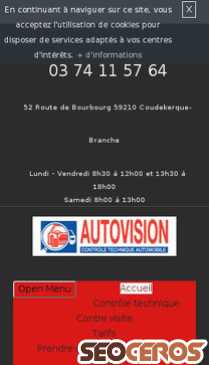 autovision-coudekerque.fr mobil náhľad obrázku