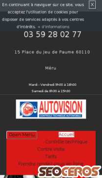 autovision-meru.fr mobil previzualizare