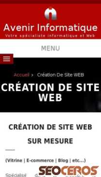 avenir-informatique.fr/creaSite.php mobil náhled obrázku