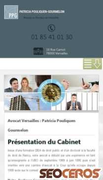 avocat-pouliquen-gourmelon.fr mobil Vista previa