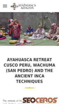 ayahuasca-amazon.com mobil vista previa
