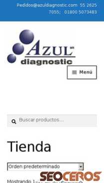 azuldiagnostic.com mobil previzualizare