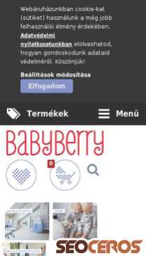 babyberry.hu mobil förhandsvisning