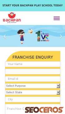 bachpanglobal.com/franchise-opportunity mobil preview