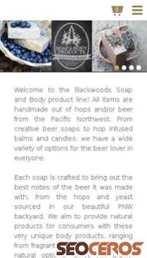 backwoodsbeersoap.com mobil preview