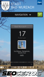 bad-wurzach.de mobil előnézeti kép