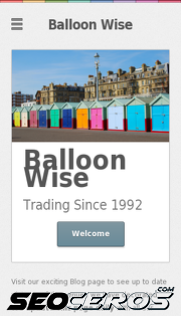 balloonwise.co.uk mobil vista previa