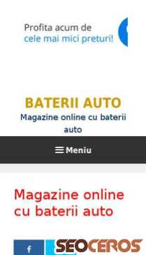 bateriiauto.eu mobil förhandsvisning