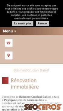 batiment-cruciani-gourdon.fr/renovation-immobiliere-payrignac mobil 미리보기