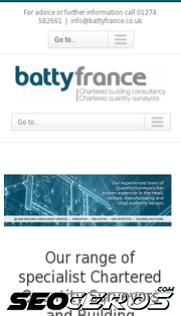 battyfrance.co.uk mobil anteprima