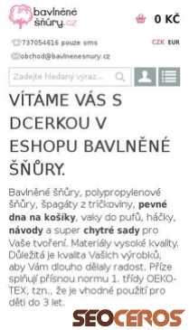 bavlnenesnury.cz mobil förhandsvisning
