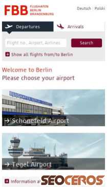 berlin-airport.de mobil förhandsvisning