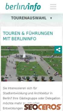 berlin-info.com mobil Vista previa