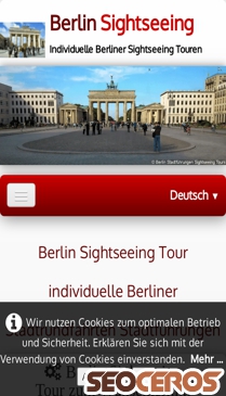 berlin-sightseeing-tours.de mobil Vorschau