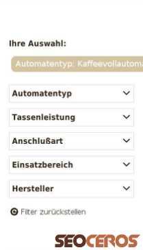 bevero.de/produkt-kategorie/maschinen/?pa_automatentyp=kaffeevollautomaten mobil anteprima