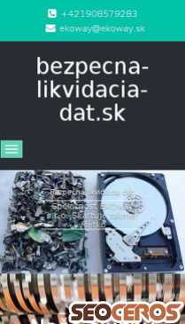 bezpecna-likvidacia-dat.sk mobil preview