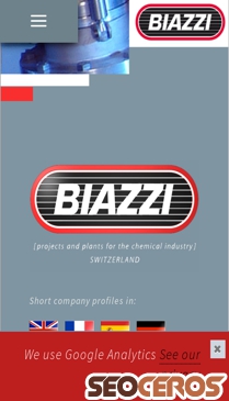 biazzi.com mobil förhandsvisning