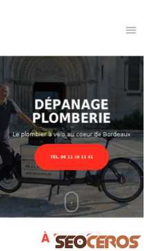 bicycleau.fr mobil förhandsvisning