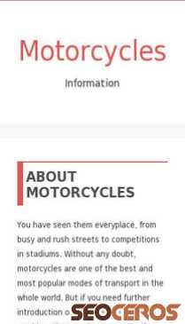 bigdogmotorcycles.com mobil náhľad obrázku