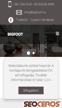 bigfoot.hu mobil previzualizare