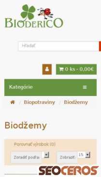 bioderico2.kukis.sk/biopotraviny/biodzemy mobil Vorschau