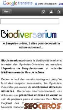 biodiversarium.fr mobil obraz podglądowy