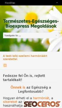 bioexpress.hu mobil anteprima
