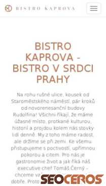 bistrokaprova.cz mobil náhled obrázku