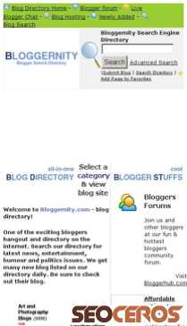 bloggernity.com mobil Vista previa