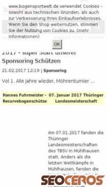 bogensportwelt.de/2017-super-Start-unserer-Sponsoring-Schuetzen mobil förhandsvisning