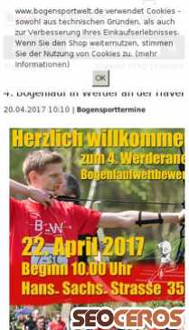 bogensportwelt.de/4-Bogenlauf-in-Werder-an-der-Havel mobil Vorschau