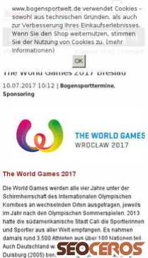 bogensportwelt.de/The-World-Games-2017-Breslau mobil Vorschau